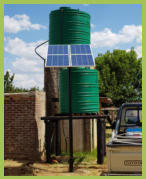 Installed Solar borehole system by Evergreen Wind and Solar