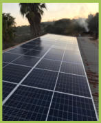 Solar panels installed by Evergreen Wind and Solar